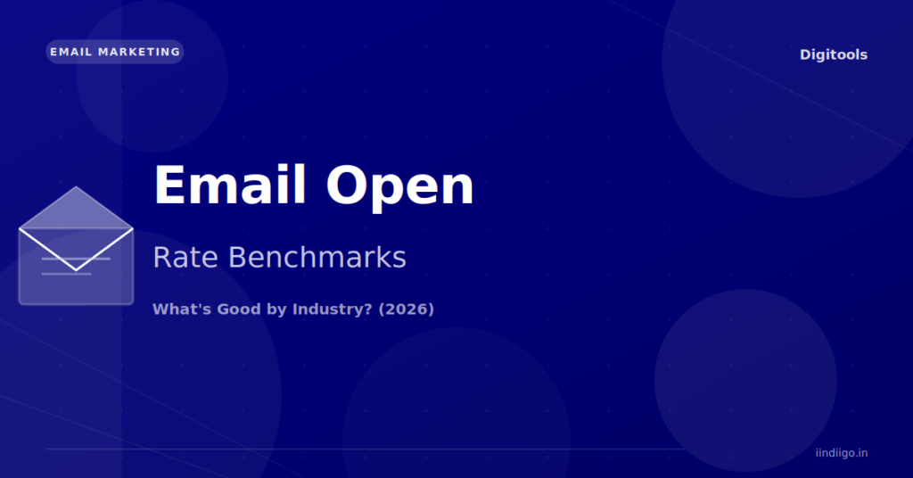 email open rate benchmarks 2026